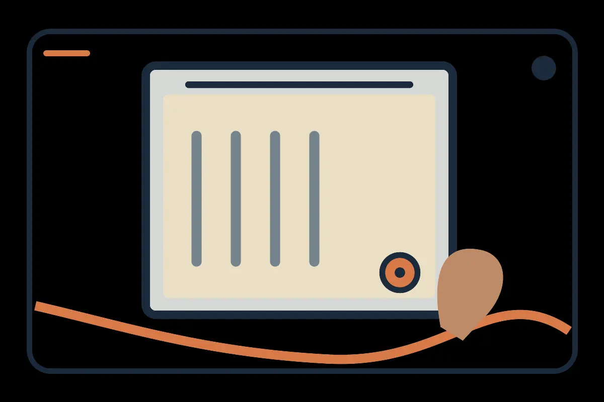 Illustrated refrigerator rear ventilation context